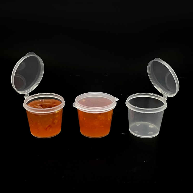 Jiaseng Trading Agency Disposable Tableware Sauce Cup with Lid